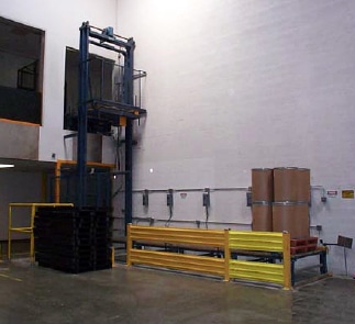 pallet elevator - vertical pallet lift