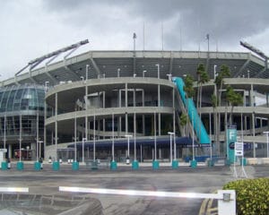 Miami Stadium beer lift