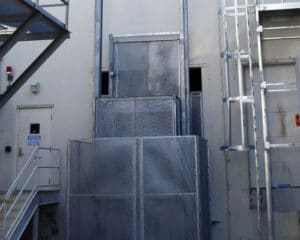 exterior material lift - galvanized