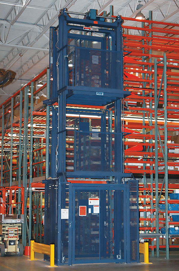 M Series 2-post vertical reciprocating conveyor