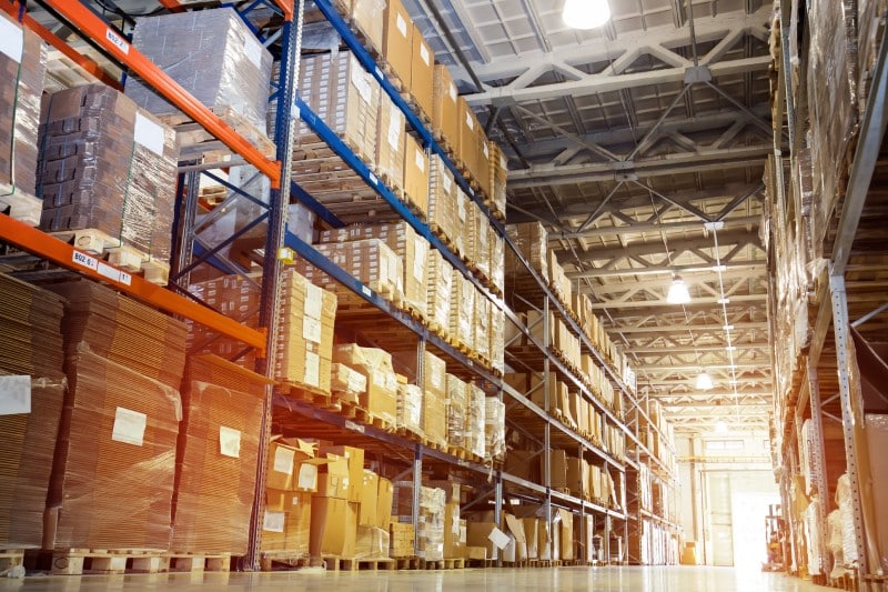 Well-organized warehouse