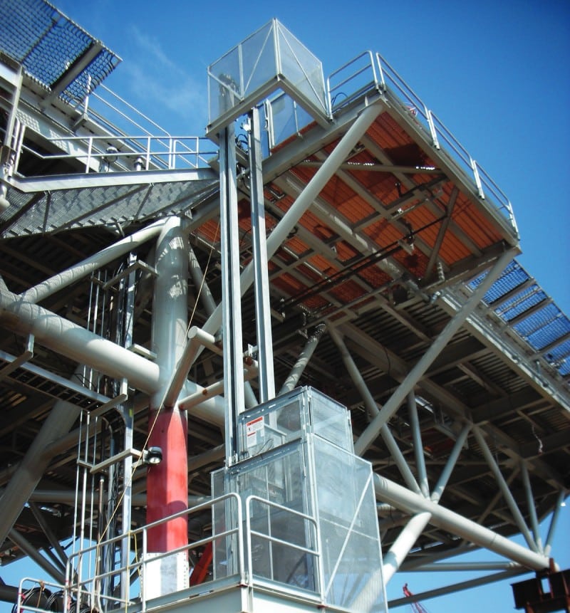 Mechanical VRC designed and installed in the cantilever configuration