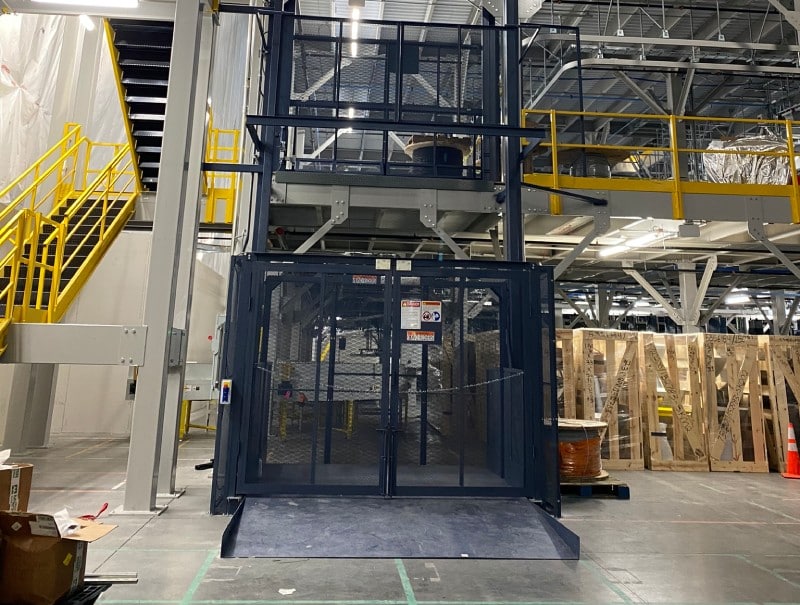 M Series mechanical VRC installed at a Toll Brothers warehouse